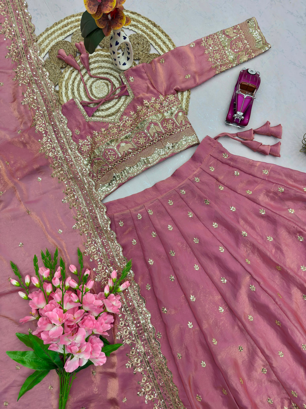 Lehenga stiched in L size