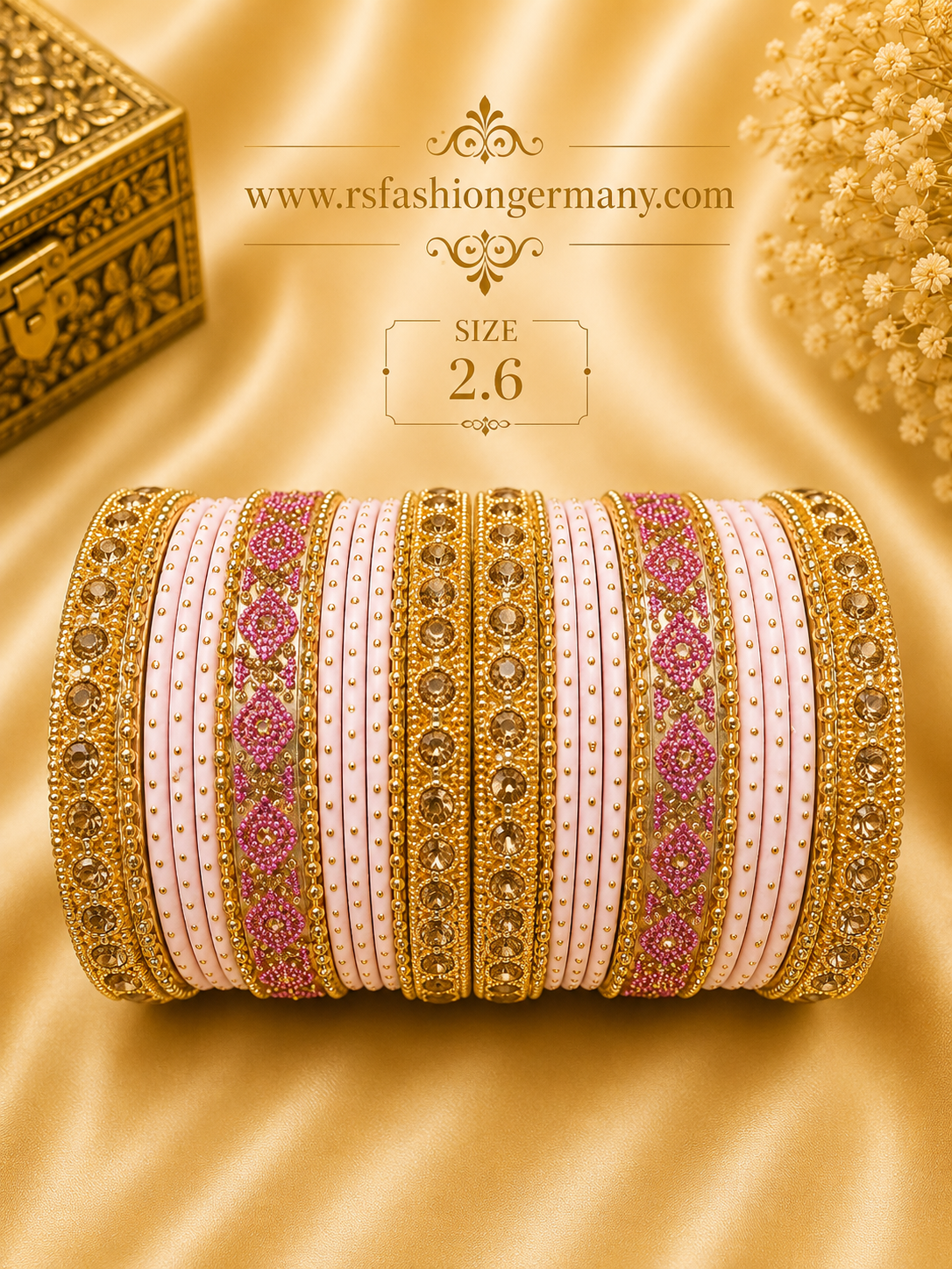 RS Metall Bangles – rosé /Gold