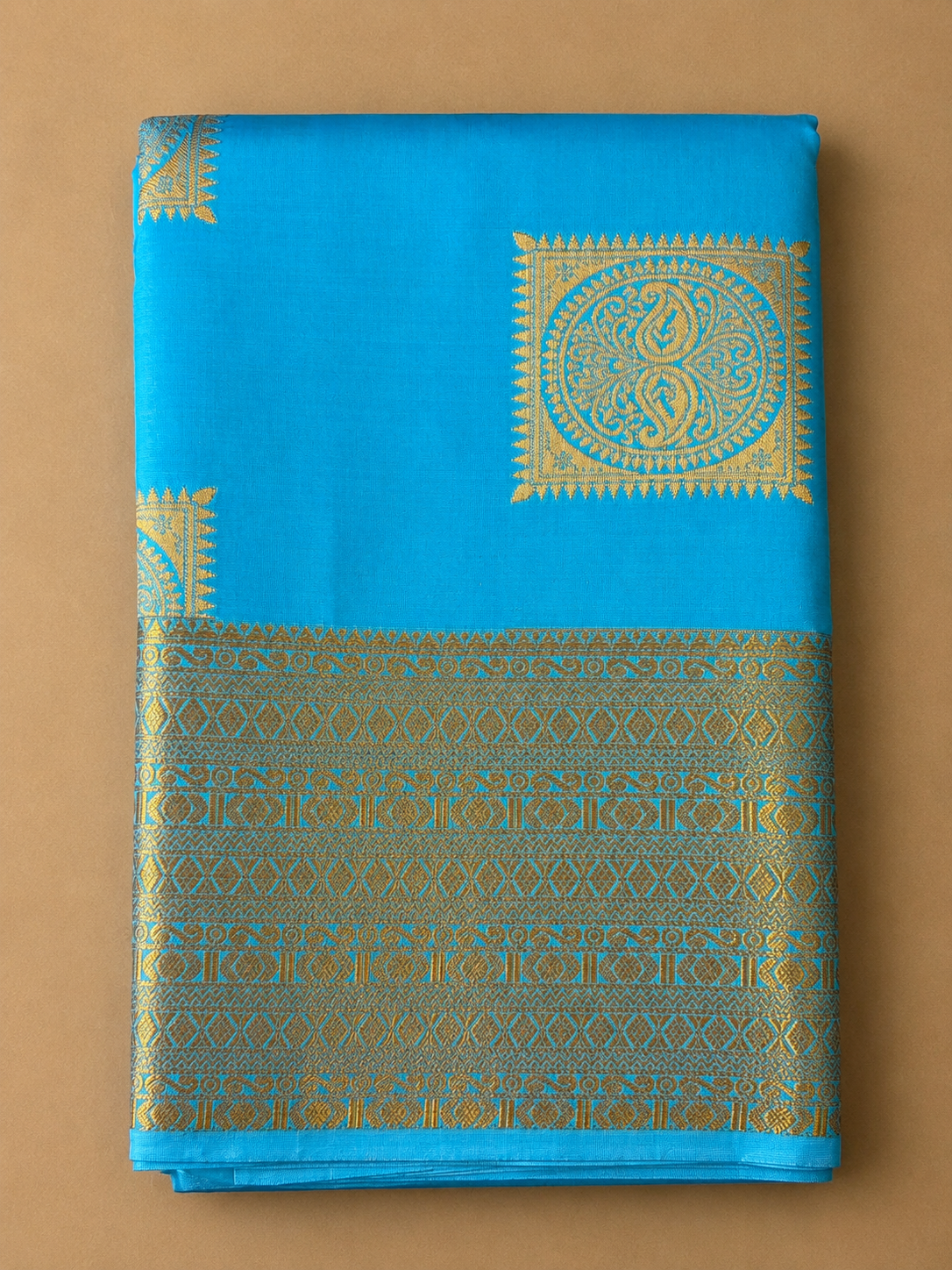 Sky Blue Soft Silk Saree