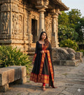 Anarkali Set Black Red L size