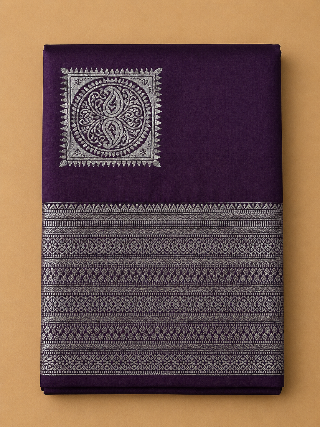 Purple Soft Silk Saree