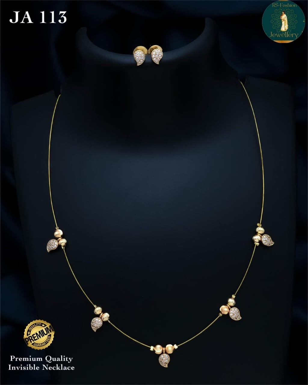 JA 113 – Invisible Chain Necklace Set