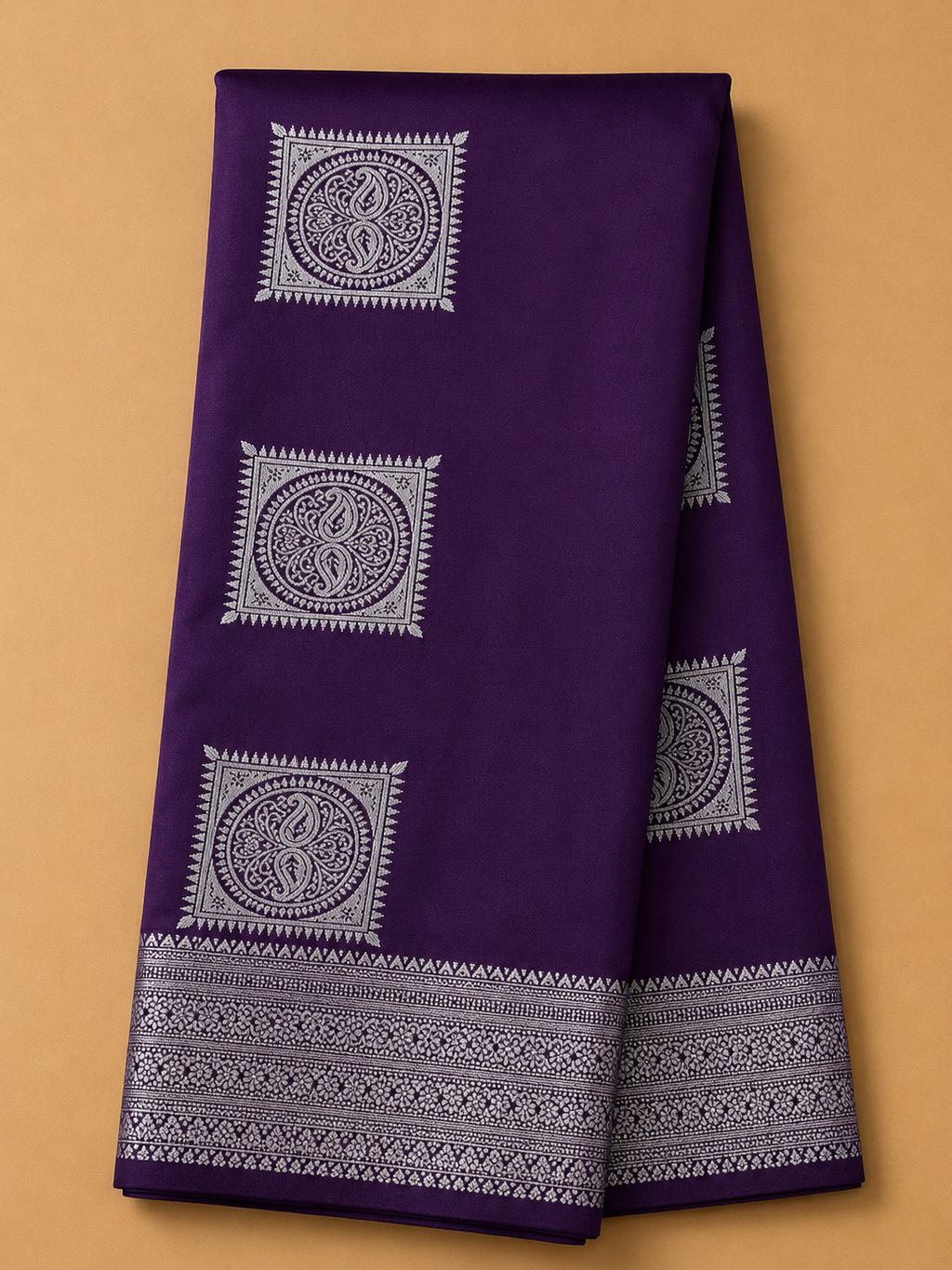 Purple Soft Silk Saree