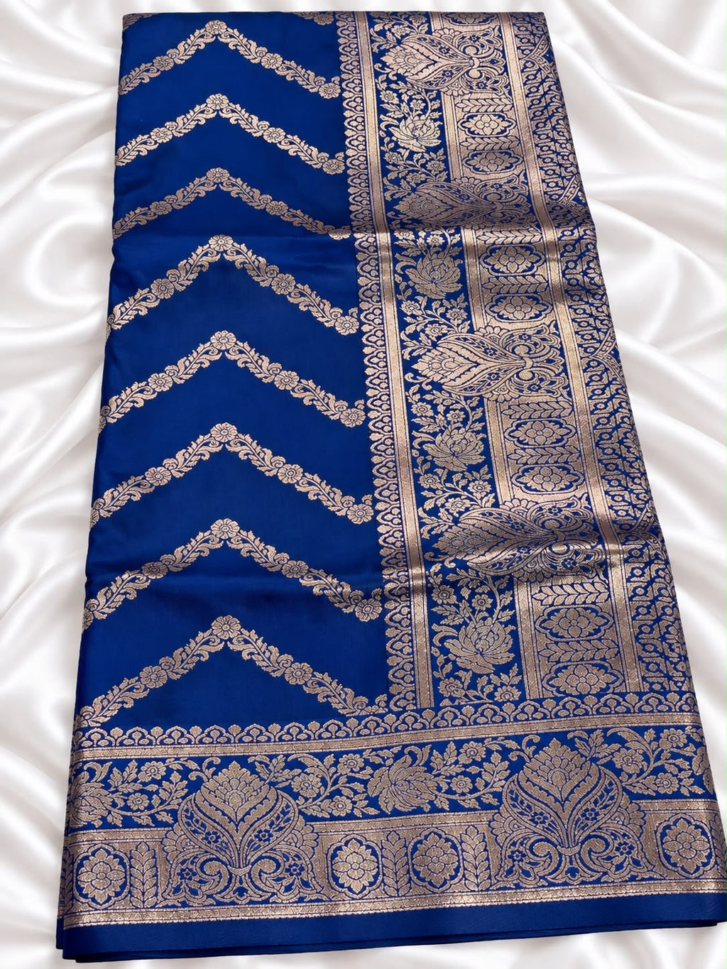 Saree mit Zickzack