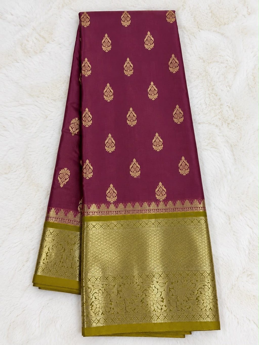 Kanchi butta silk sarees rich pallu with blouse
