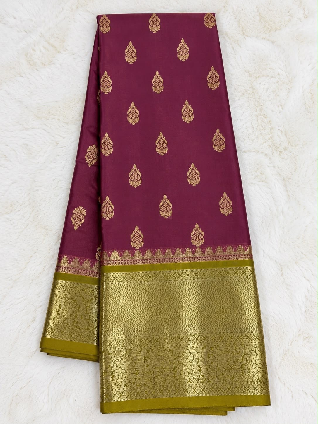 Kanchi butta silk sarees rich pallu with blouse