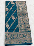 Banarasi Seiden-Saree mit Zari-Weberei