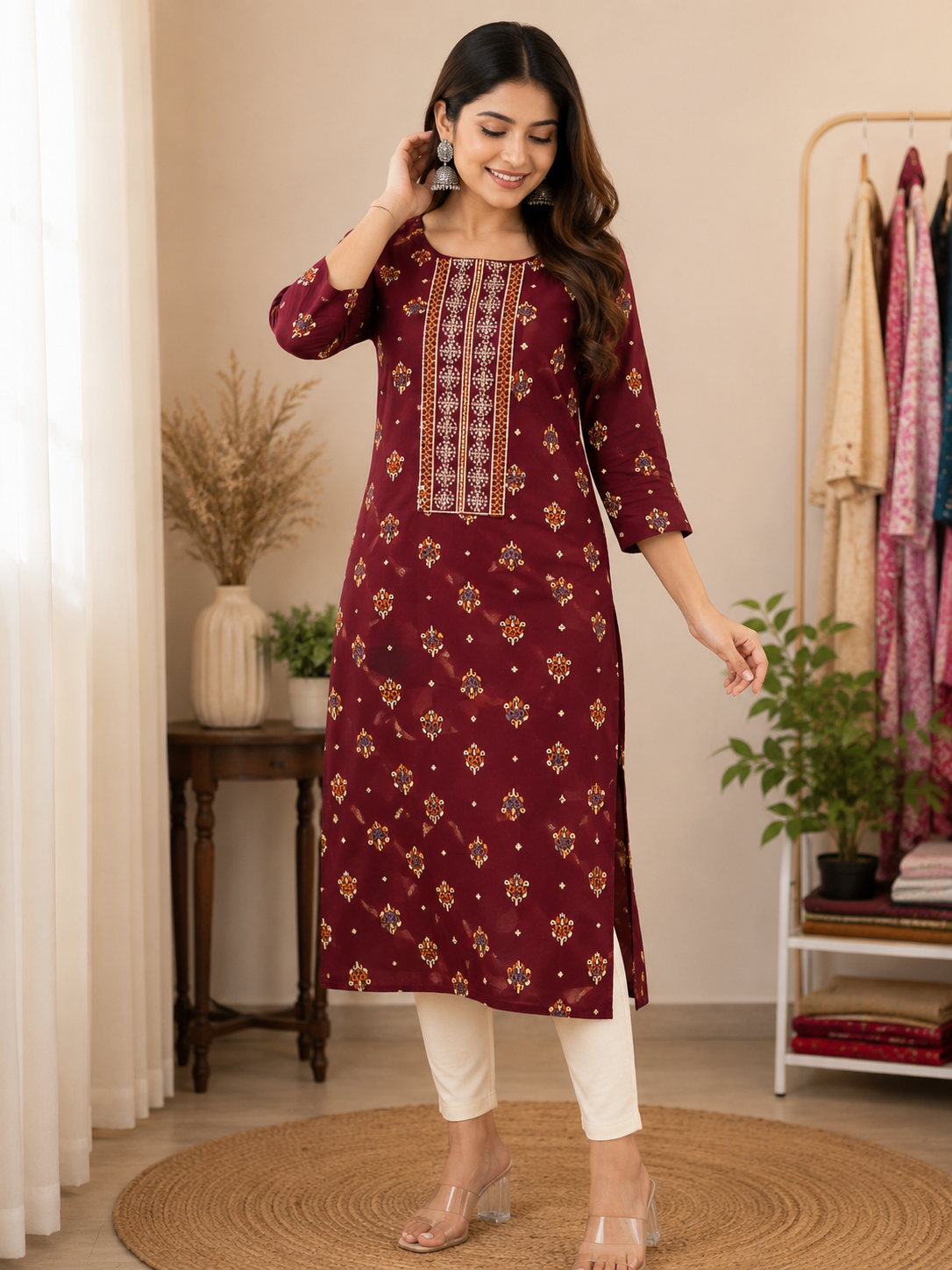 Floral Embroidered Top