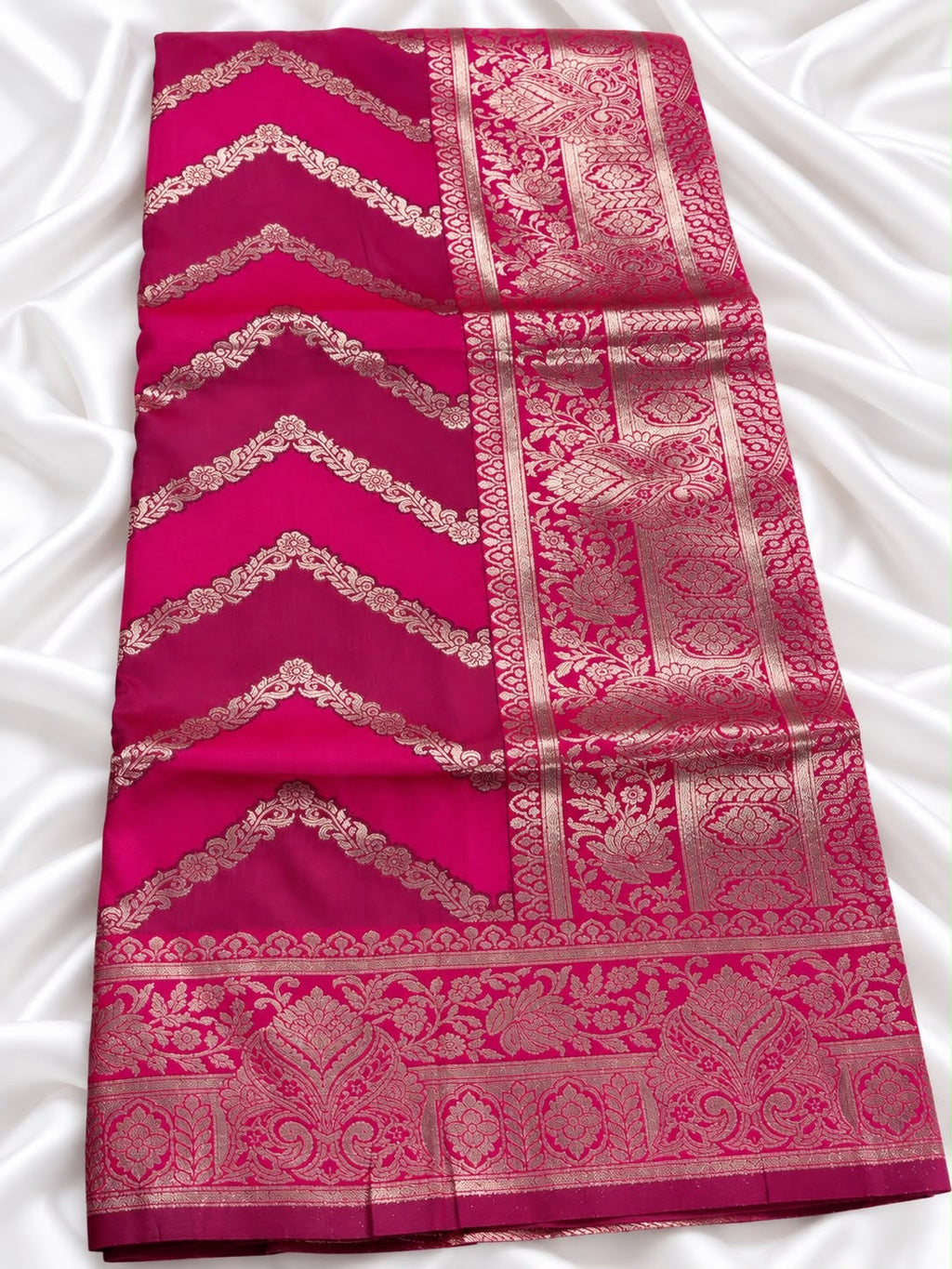 Saree mit Zickzack