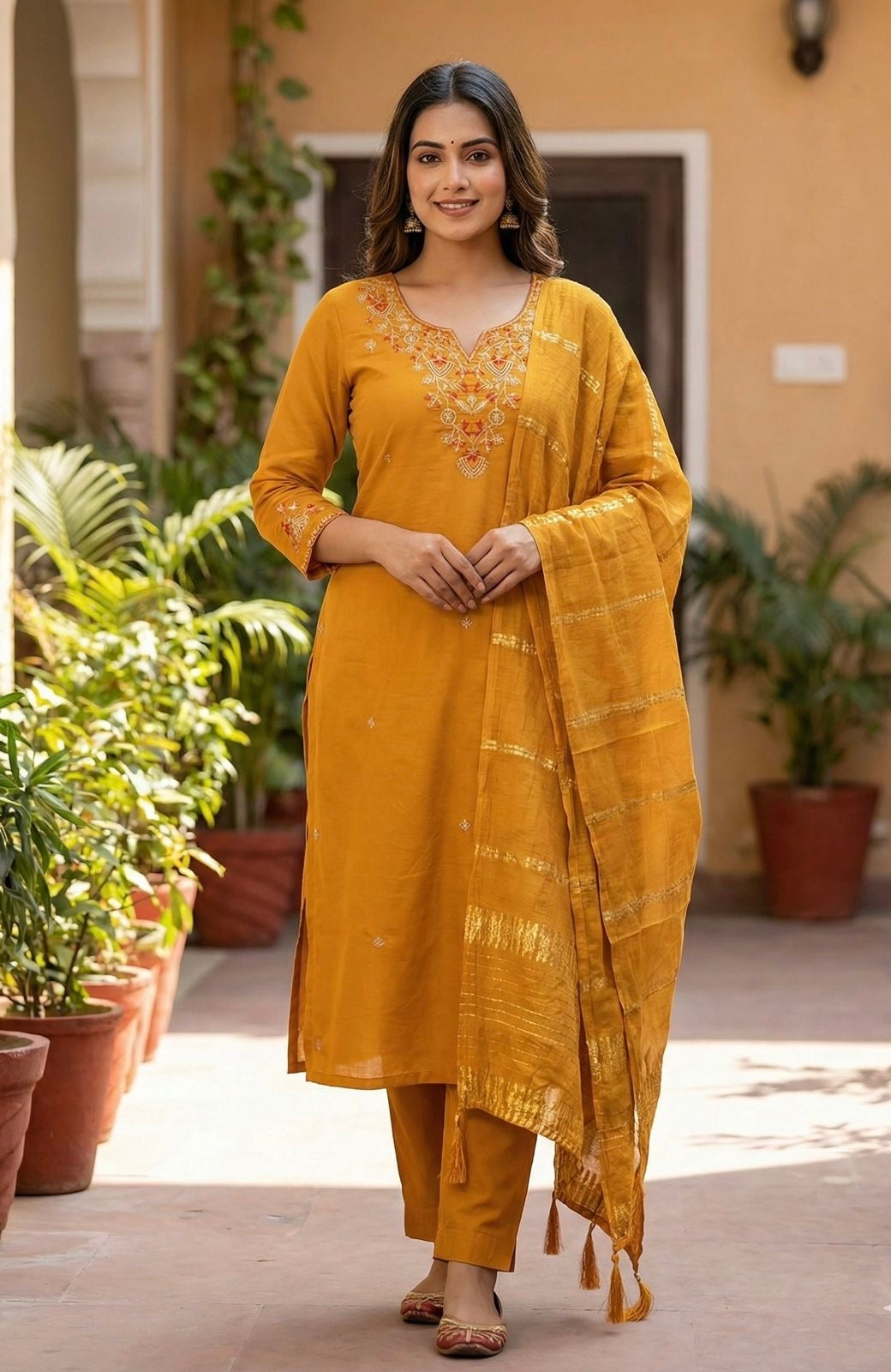 Mustard Yellow Salwar