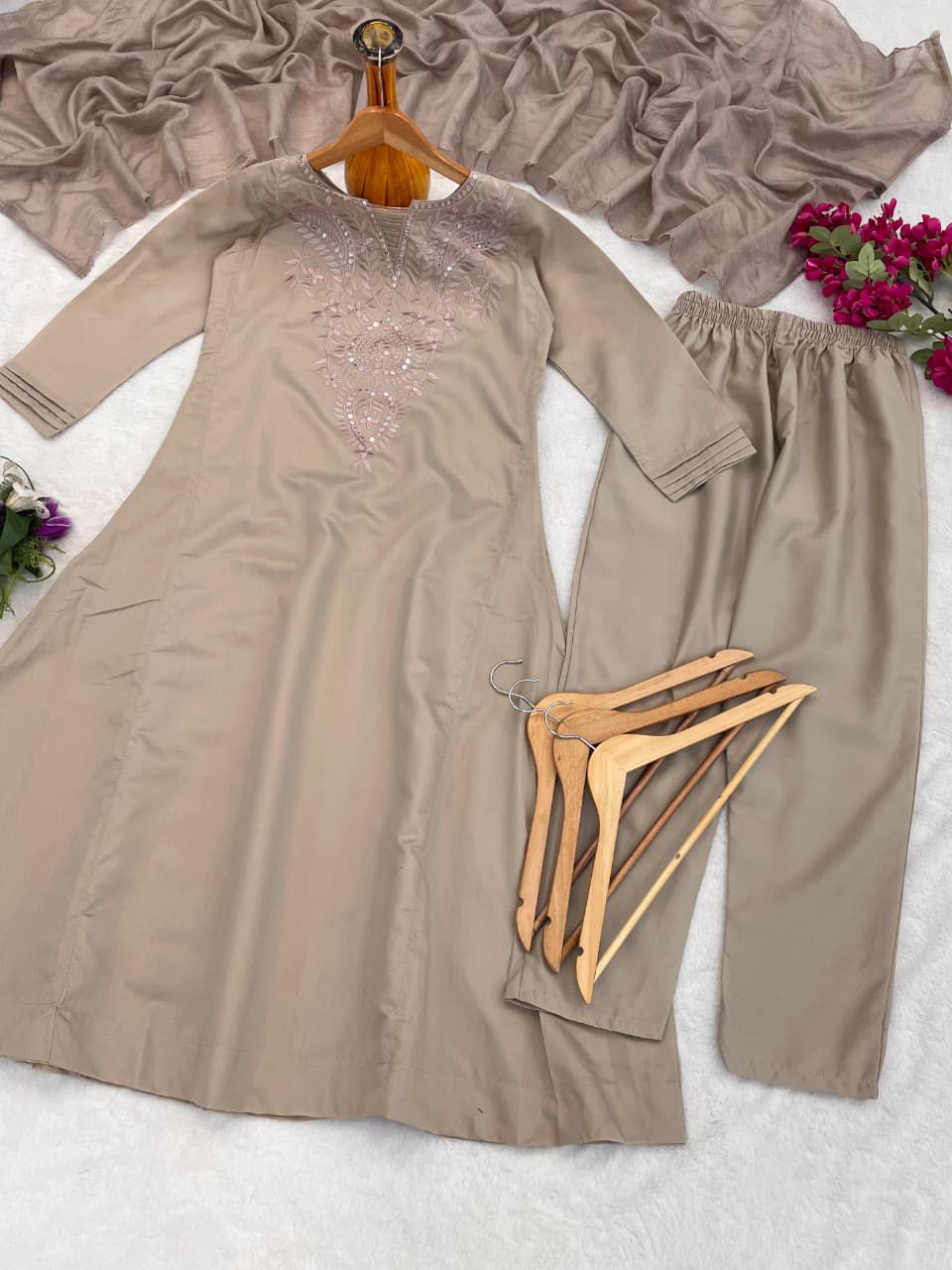 Roman Silk Kurta Set XXL