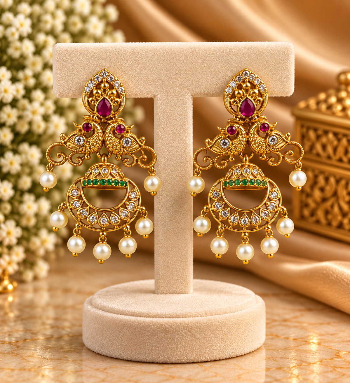 Jhumka-Ohrringe