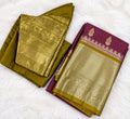 Kanchi butta silk sarees rich pallu with blouse