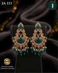 Chandelier Earrings – Türkis
