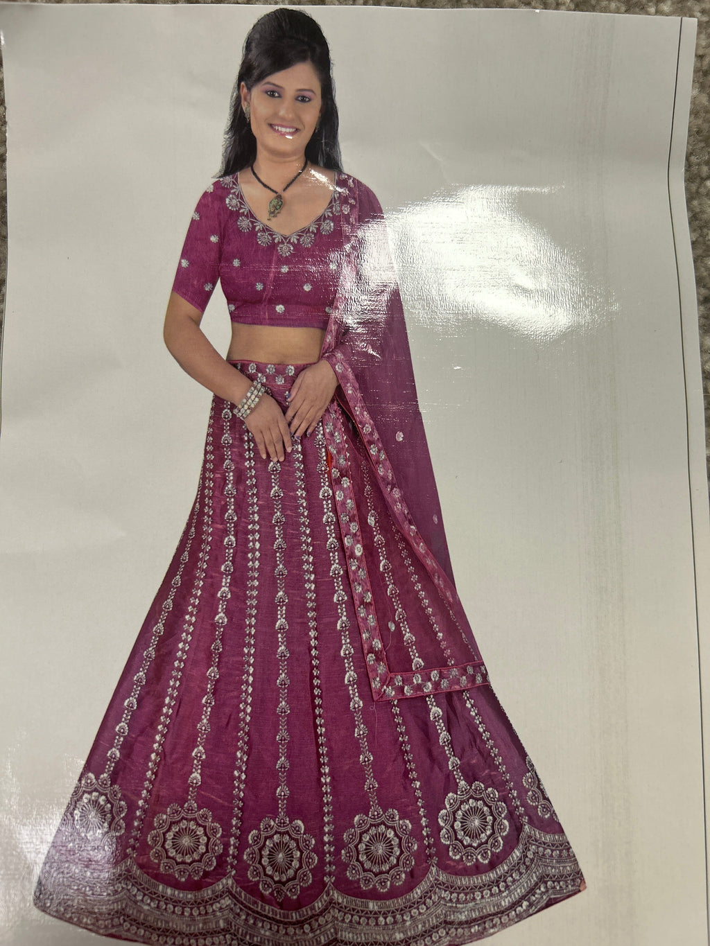 Lehenga Set – Unstitched Blouse