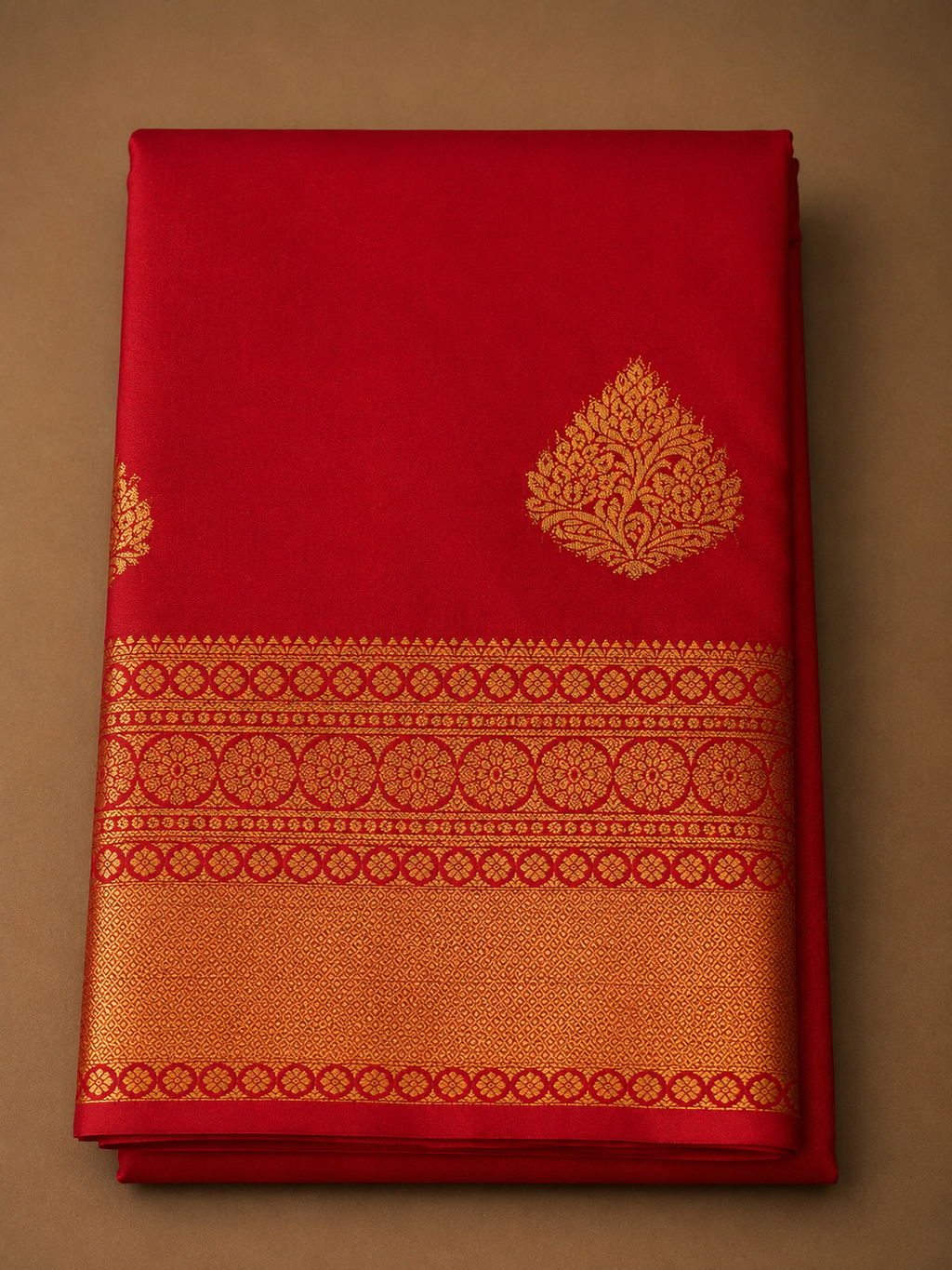 Red Soft Silk Saree