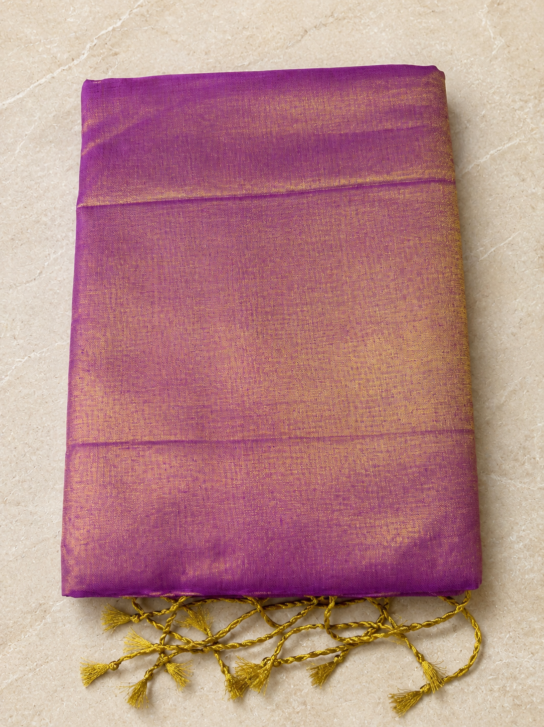 Purple Tissue Silk Party Wear Sareeewicht 1