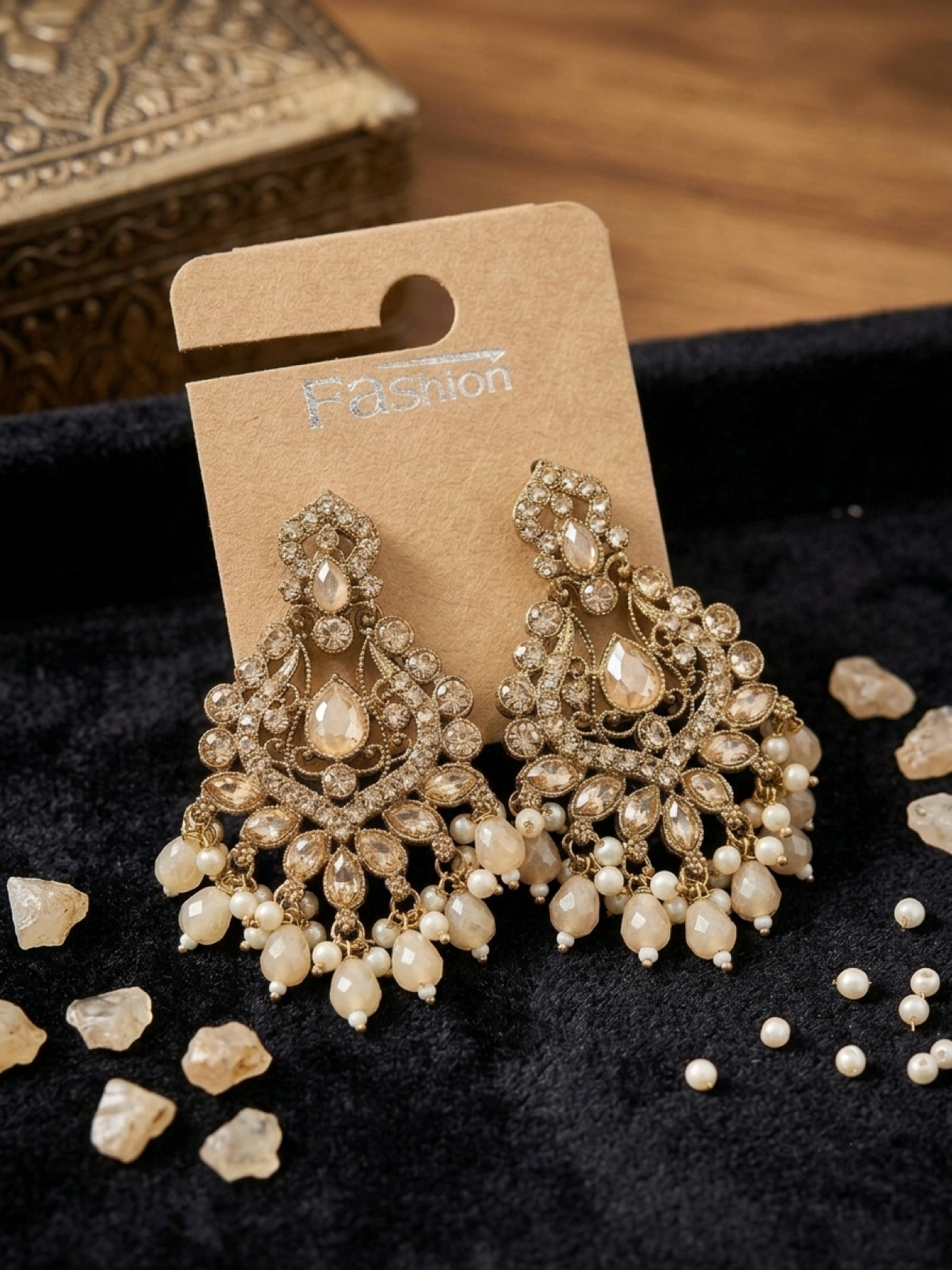Pearl Chandelier Earrings