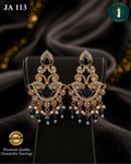 JA 113 Chandelier Earrings – Blau
