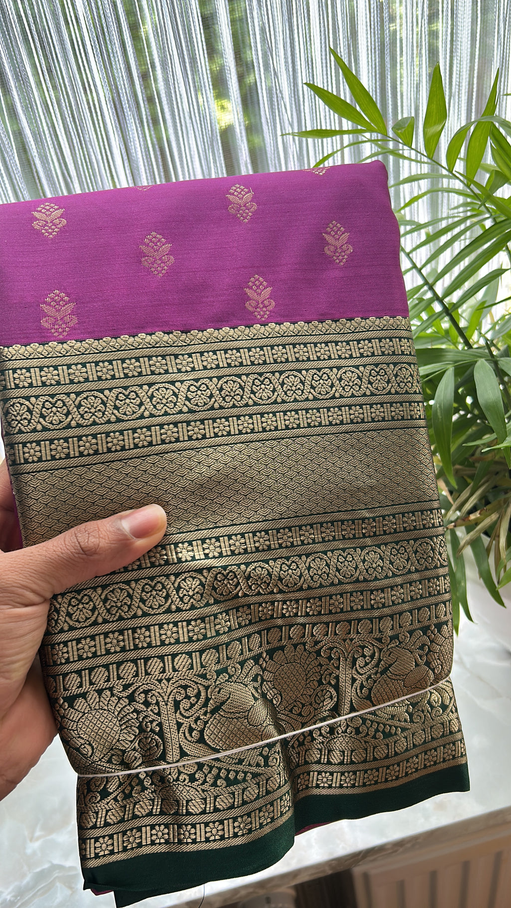 Kanjivaram Silk Saree – Magenta