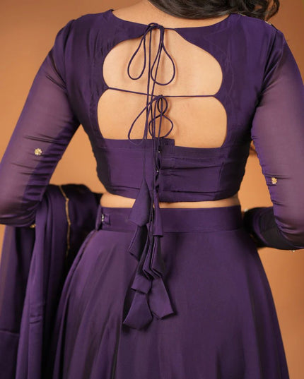 Violet Muse Lehenga