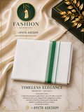 8 Mulam Cotton Veshti – green