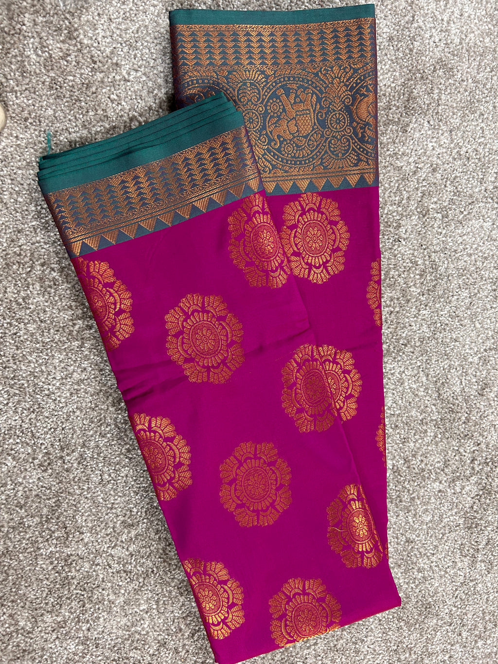 Kanjivaram Silk Saree – Chakra Zari Collection