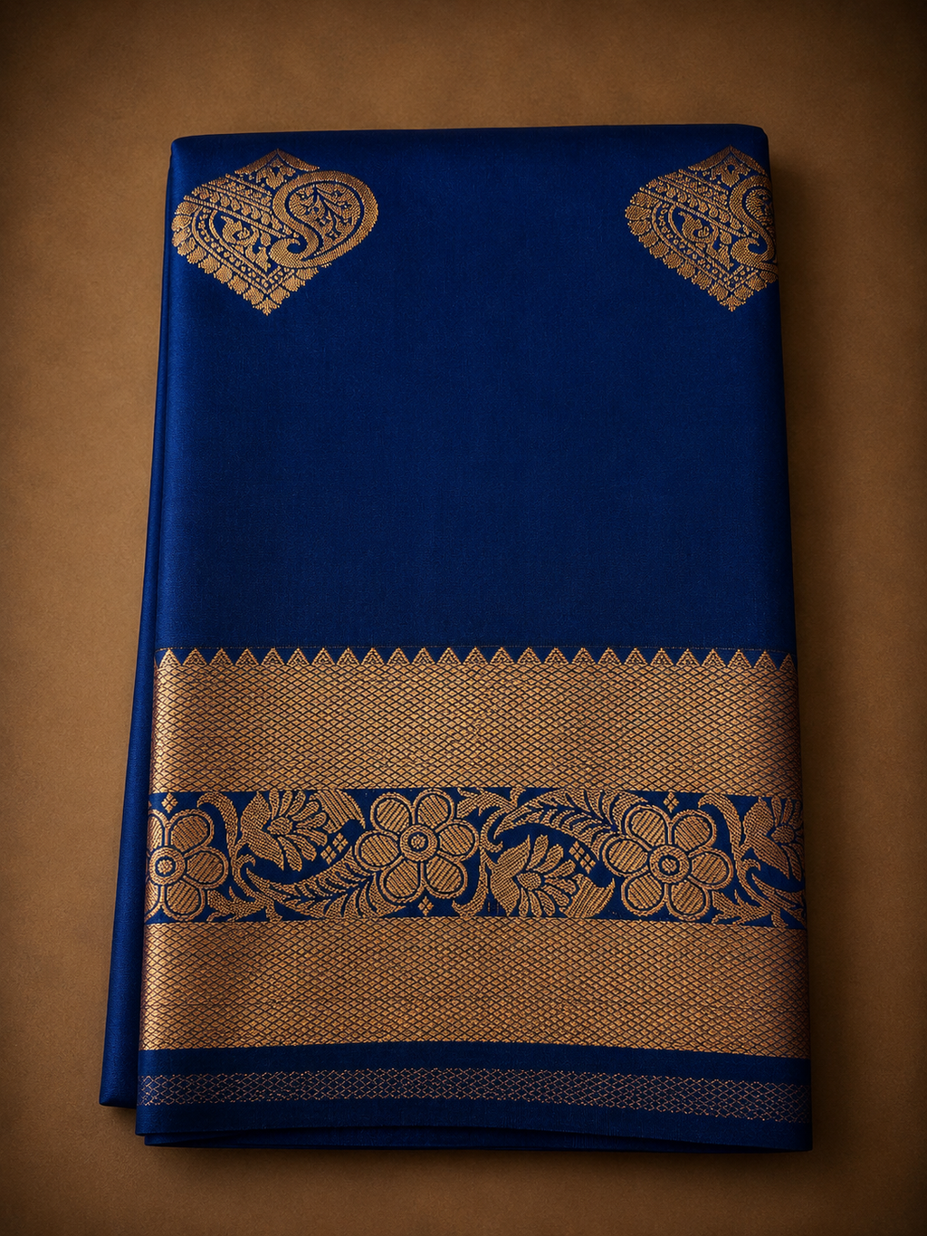 Royal Blue Soft Silk Saree