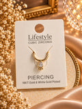 Nose klip – White Gold Plated