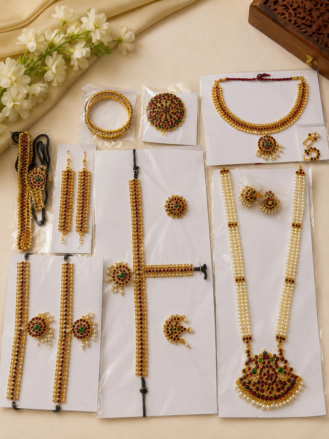 Bharatanatyam Jewellery Set