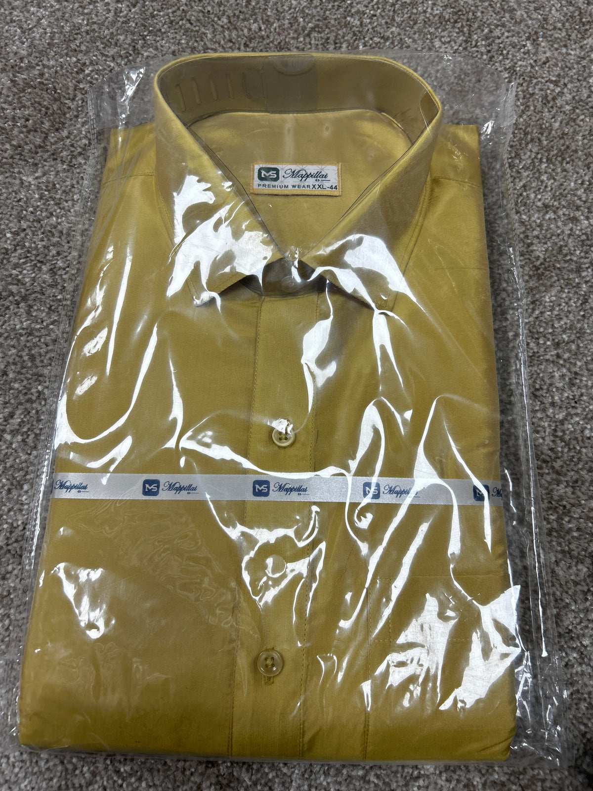 Men's Silk Shirt 44 size XXL