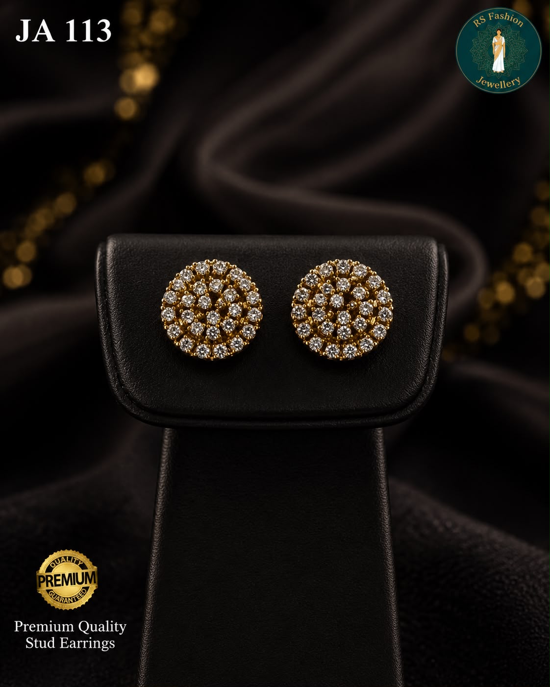 JA 113 – Premium Quality Stud Earrings