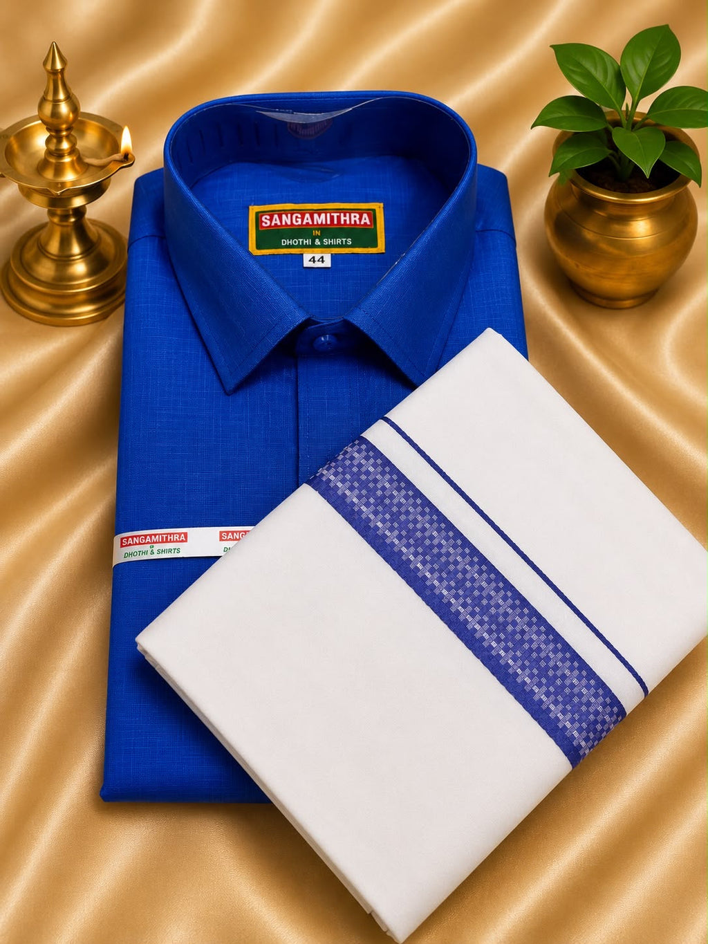 Cutton Vehsti 44 size & veshti 4 mulam