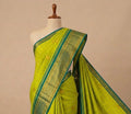 Yellow Green Soft Silk Saree