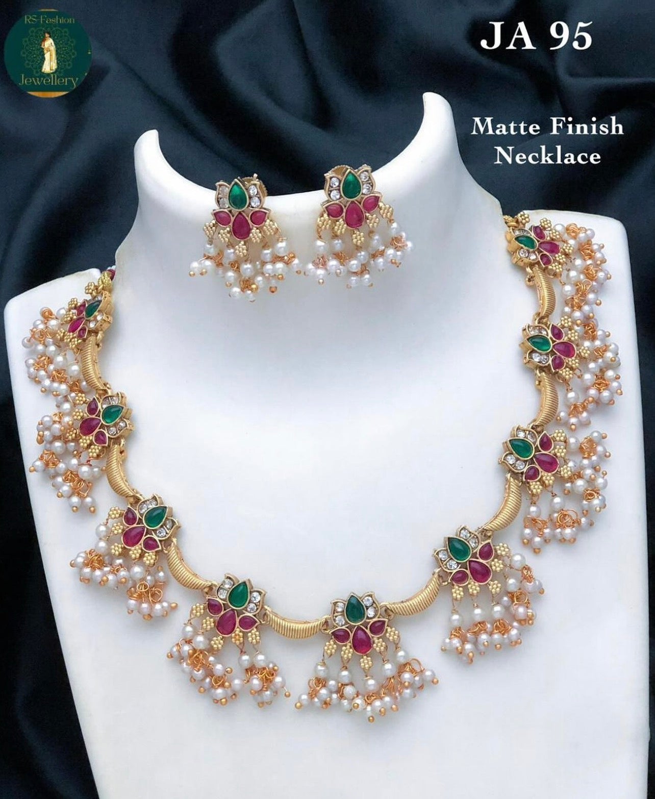 JA 95 Matte Finish Necklace Set
