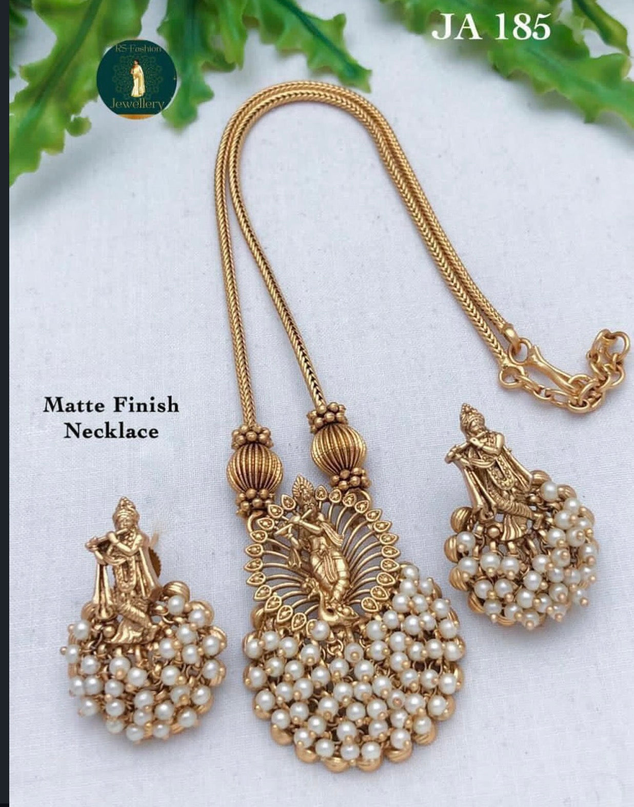 JA 185 - Matte Finish Necklace