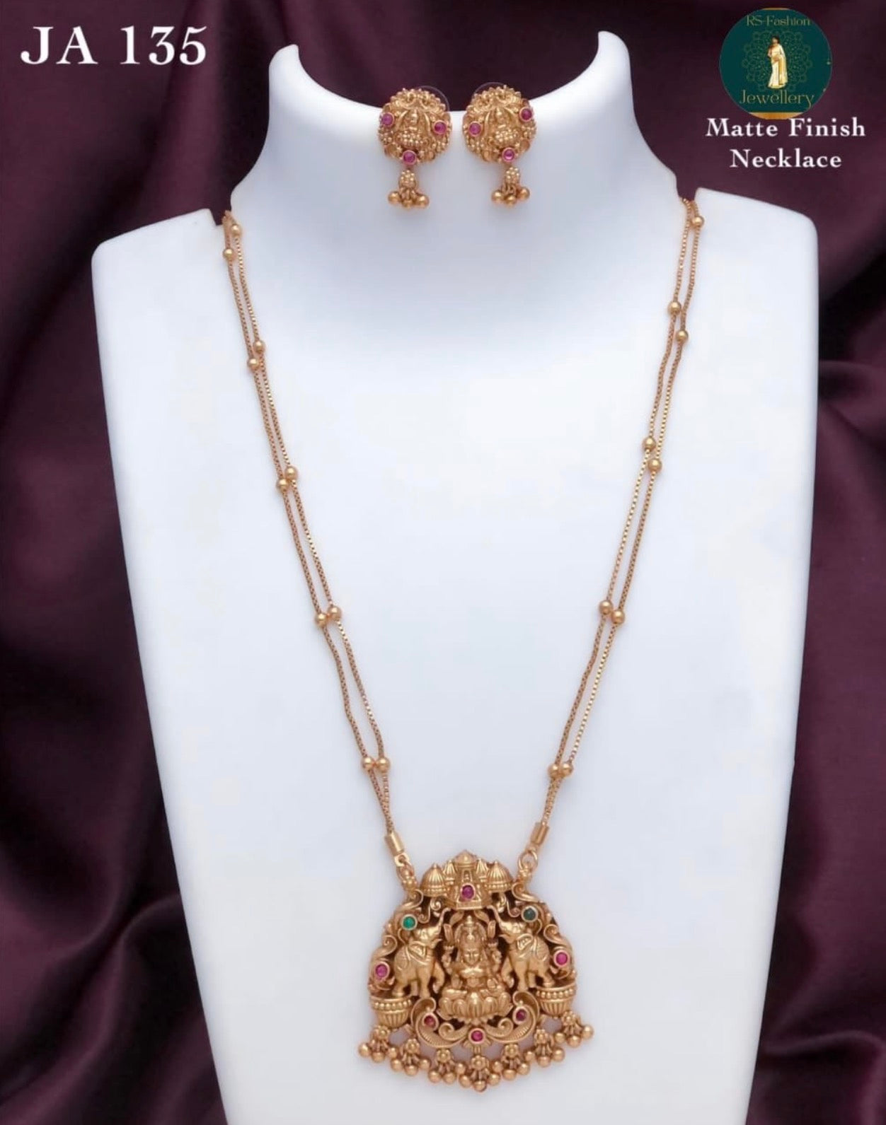 JA 135 – Matte Finish Necklace Set