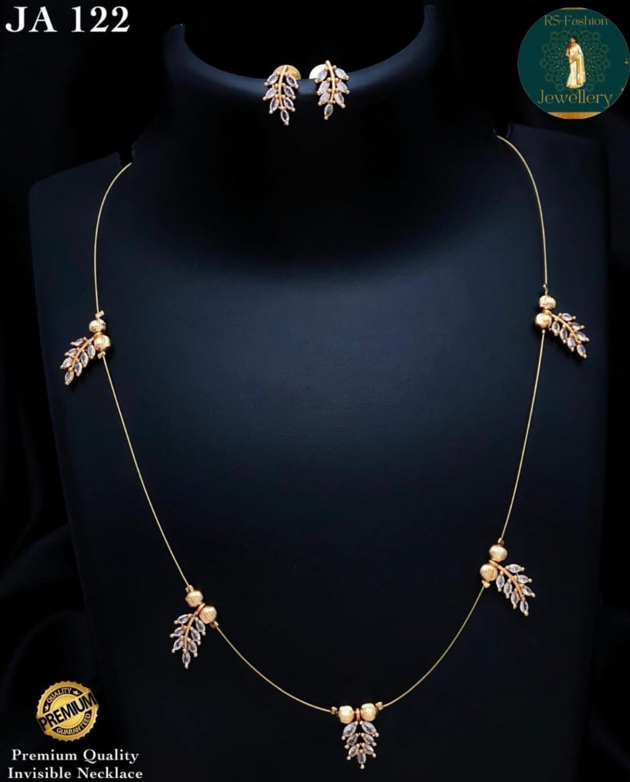 JA 122 – Invisible Chain Necklace Set