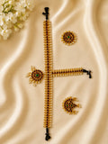 10-15 years  Gold Kemp Jewellery Set – Choker, Earrings & Ring