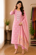 Baby Pink Kurta Set German M