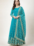 Elegant Embroidered Sequence Designer Anarkali XXL