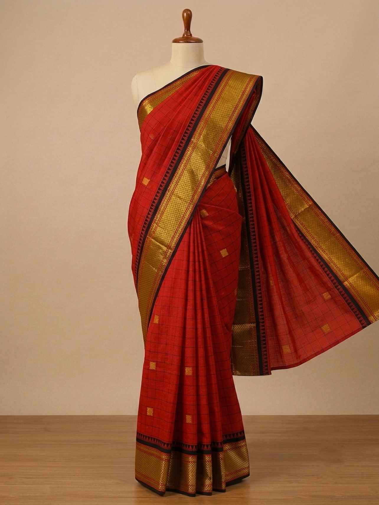 Red Soft Silk Saree