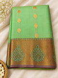 Silk Saree – Pink & Magenta with Gold Zari Border