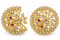 Gold Floral  Hair Wedding Jewellery