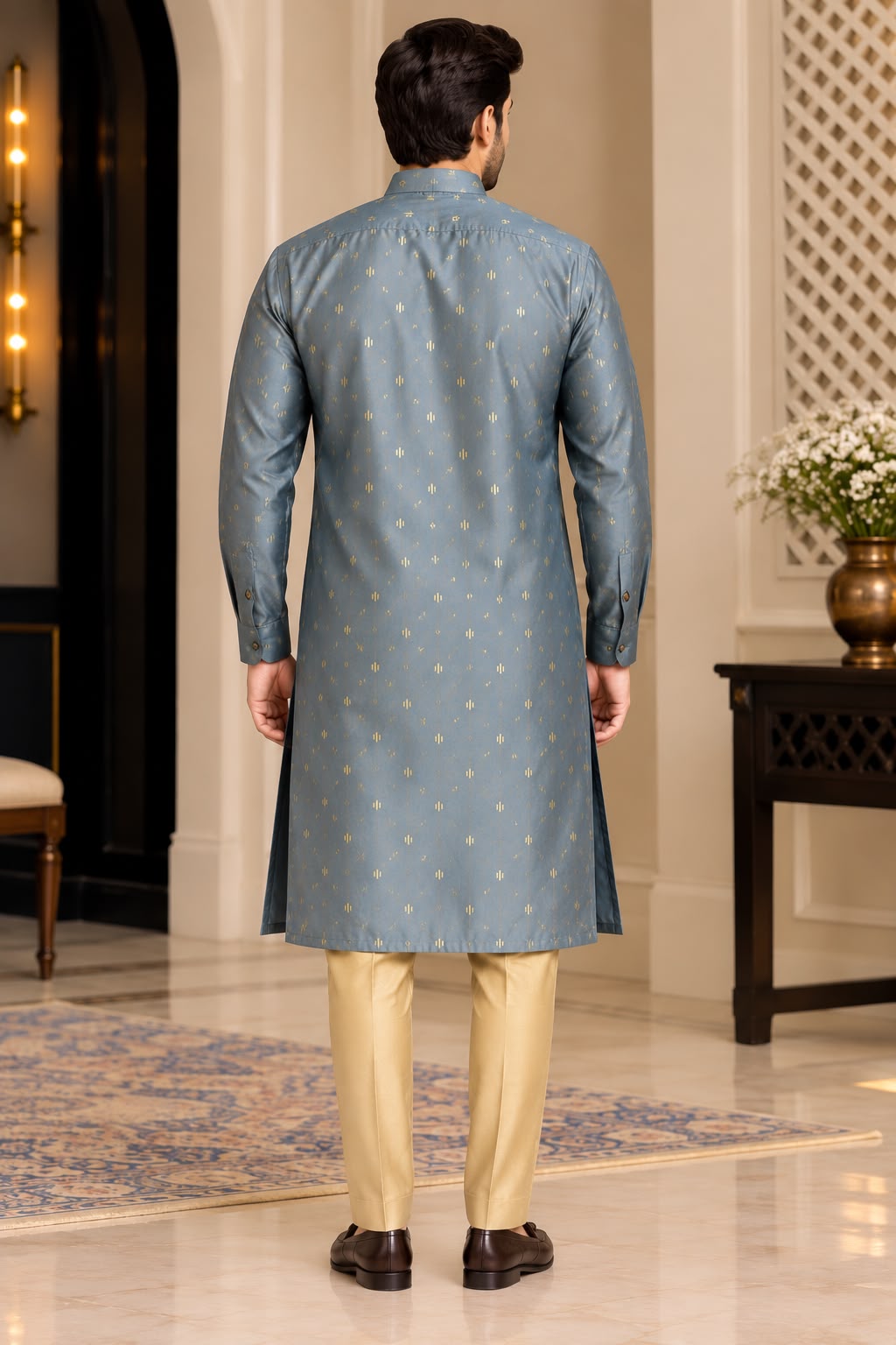 Chest size: 108 cm
 Men's Kurta – Size 38