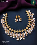 JA 195 Matte Finish Necklace Set