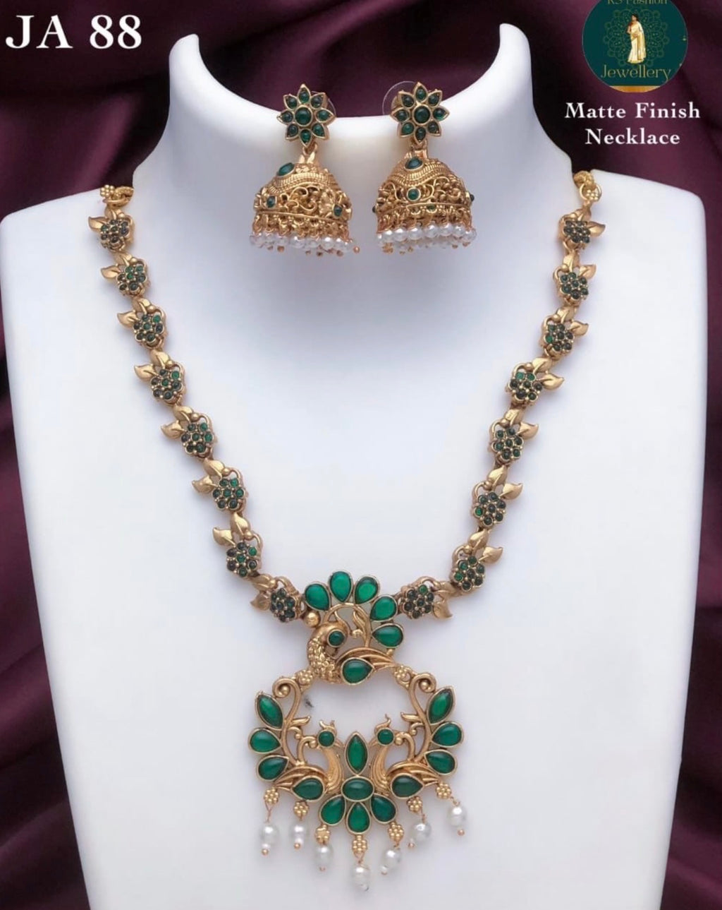 JA 88 Matte Finish Necklace Set