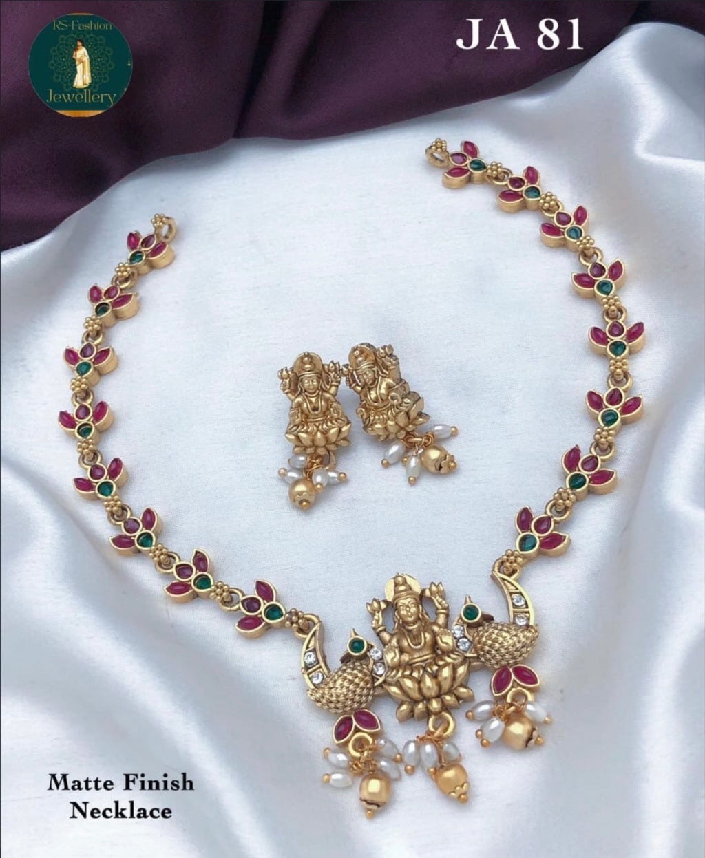 JA 81 Matte Finish Necklace Set III