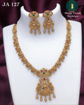 JA 127 Matte Finish Necklace Set
