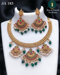 JA 183 Matte Finish Necklace Set